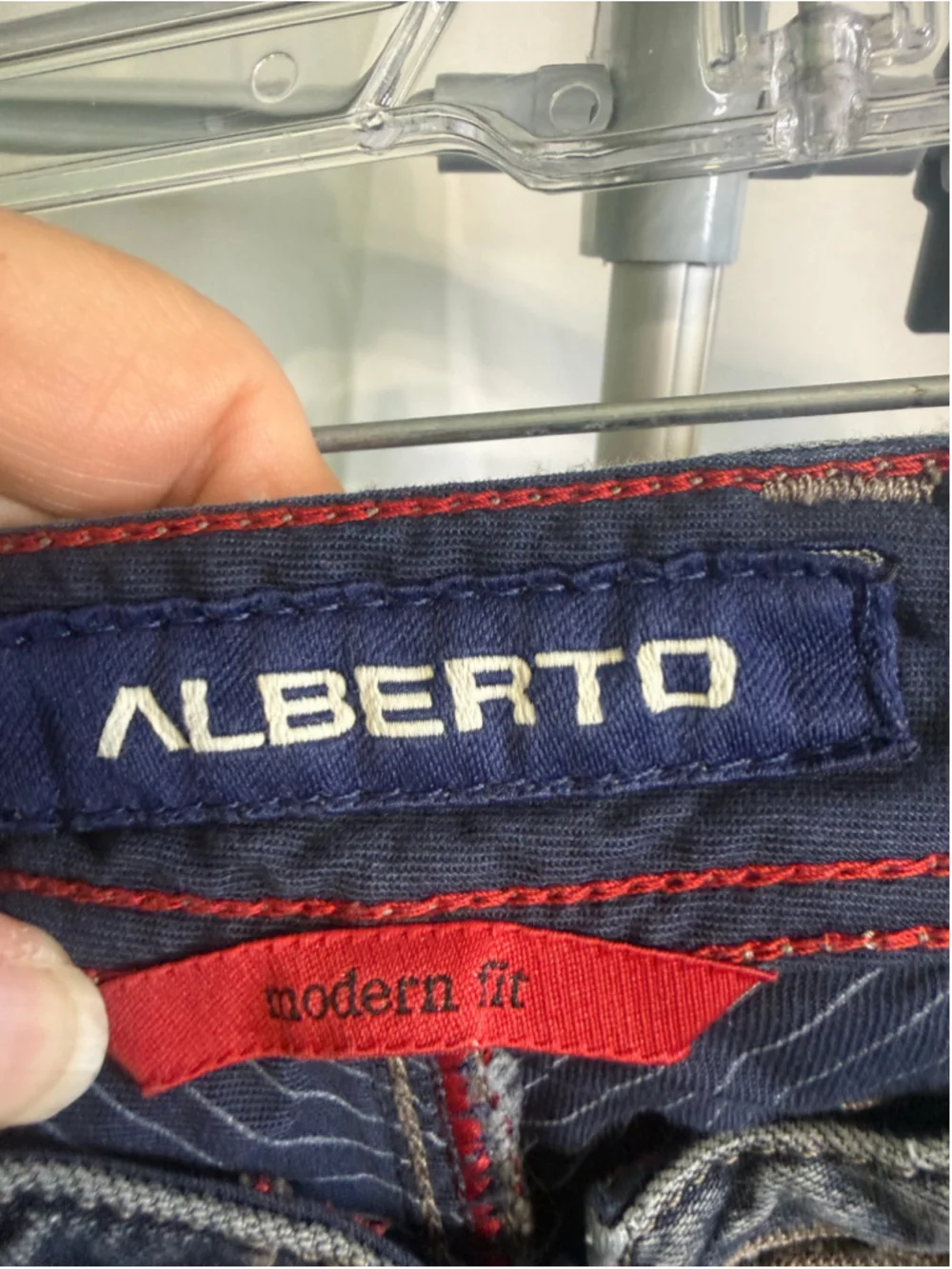 Men's ALBERTO Slim Straight Jeans in Blue